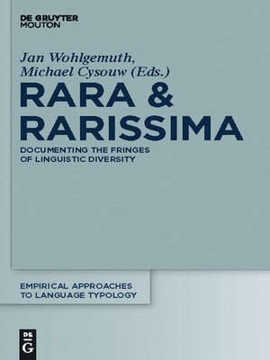 cover image of Rara & Rarissima
